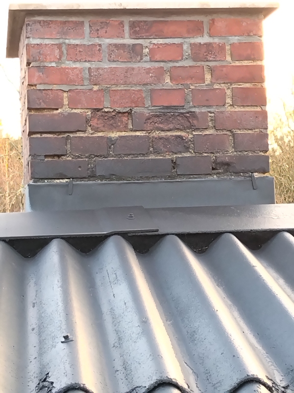 utæt skorsten, indækning