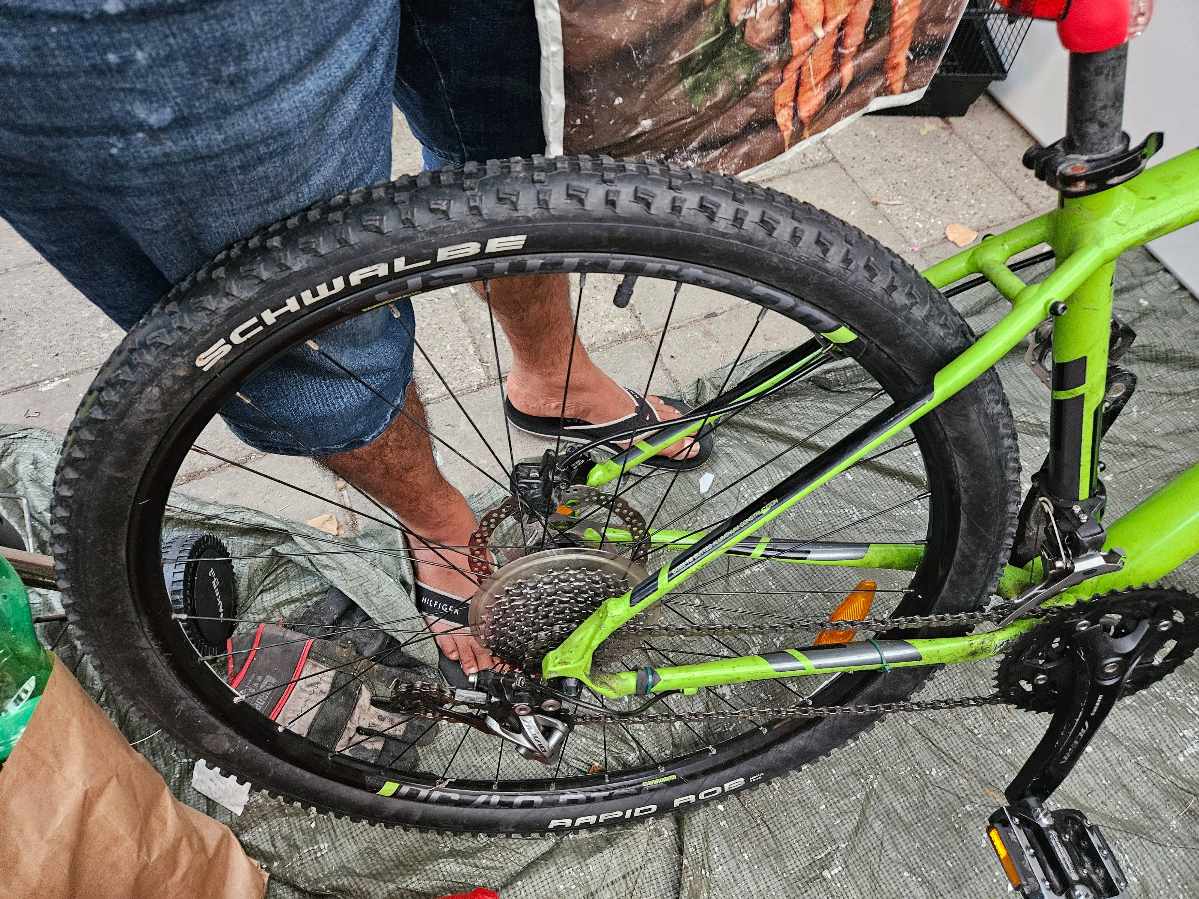 Reparation af racer cykel
