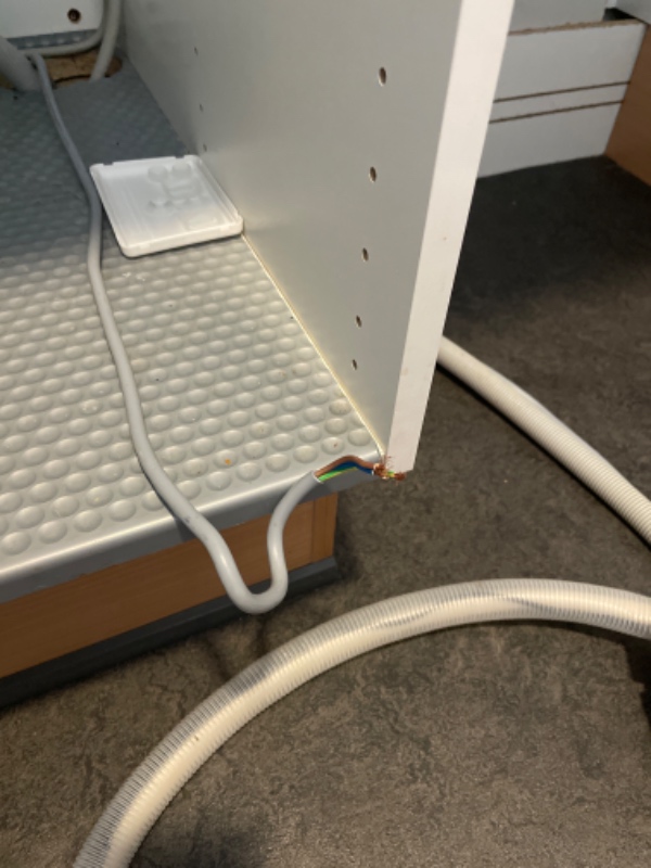 Montering af opvaskemaskine - haste