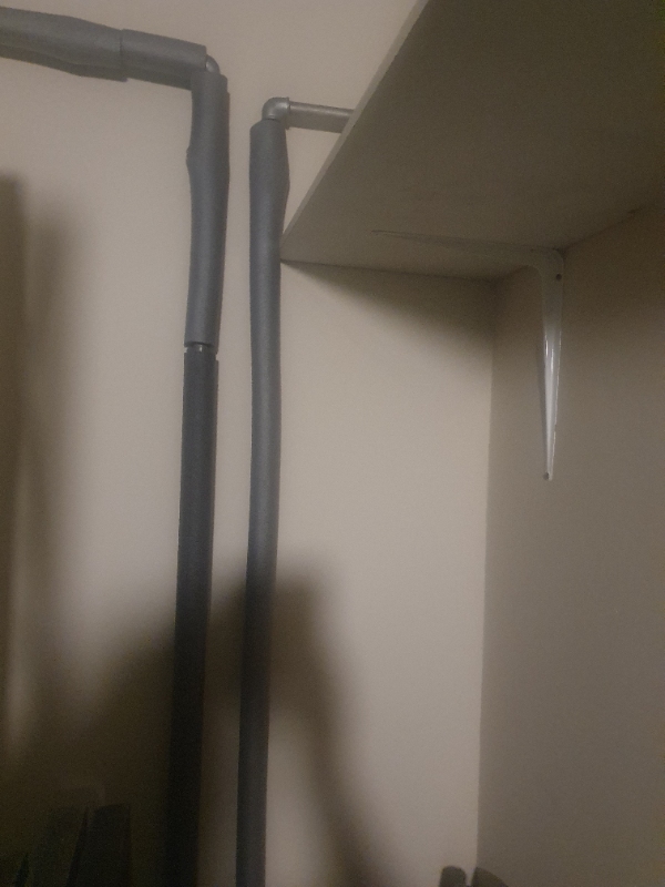 Montering af lille gennemløbsvandvarmer