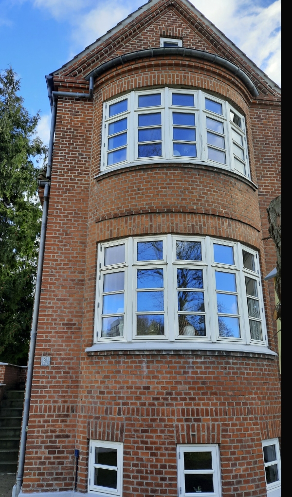 Maling af lodrette sektioner i vindue