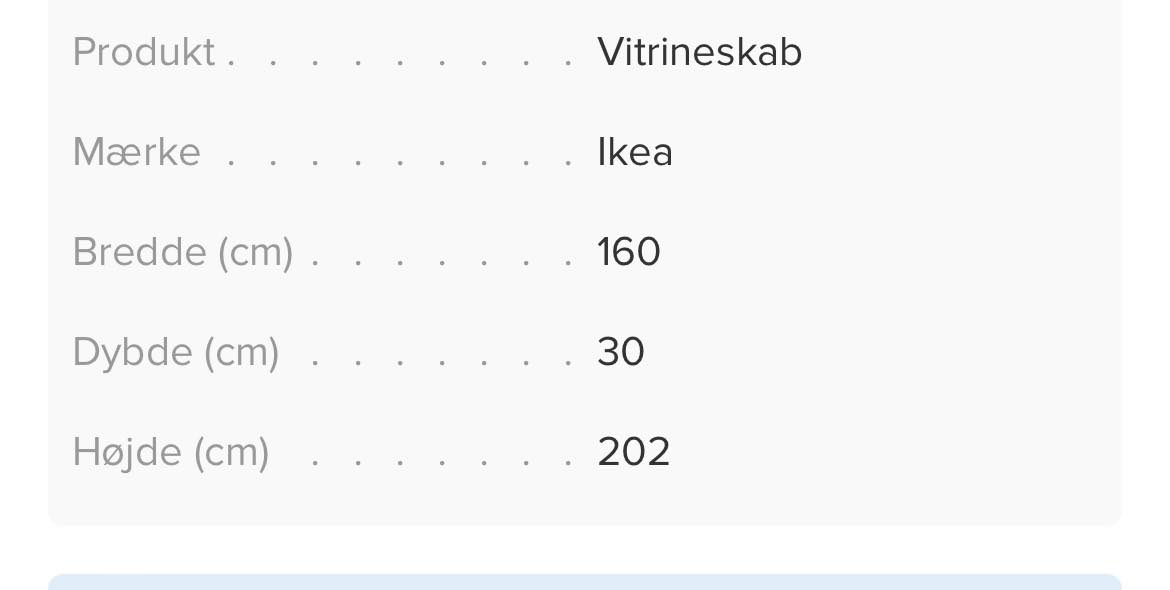 Hjælp til transport og flytning af IKEA vitrineskab fra Valby til Østerbro