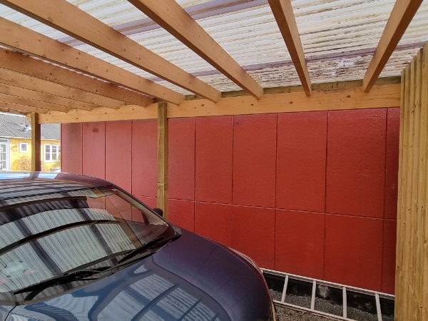 Fjerne stolpe i carport