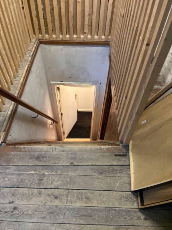 Tømt noget på loftet der skal smides ud