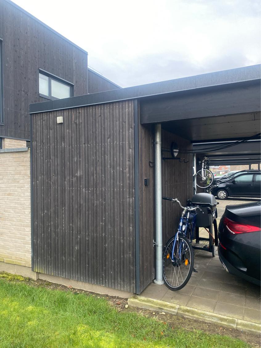 Maling af rækkehus 1 sals højde samt skur/carport