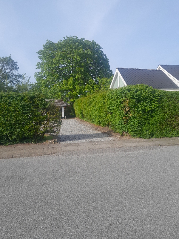 Træ havelåge til indkørsel