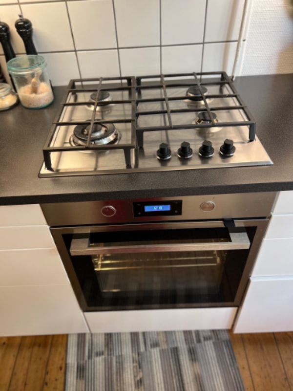 Afmontering/lukning af gas til gasplade