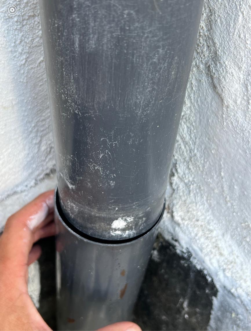 Etablering af naurhæk samt reparation af nedløbsrør