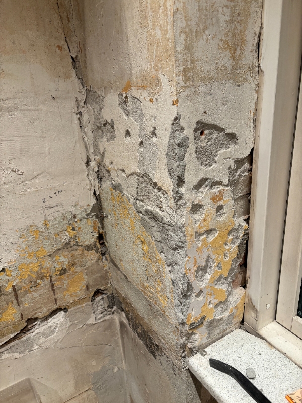 Pudsning af køkkenvægge