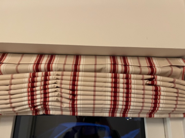 Syet 2 nye foldegardiner til montering på eksisterende system