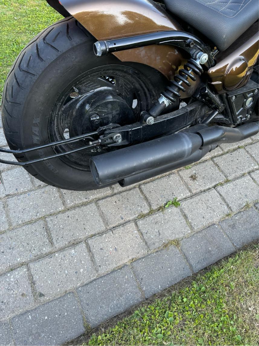 Skift bremser på motorcykel