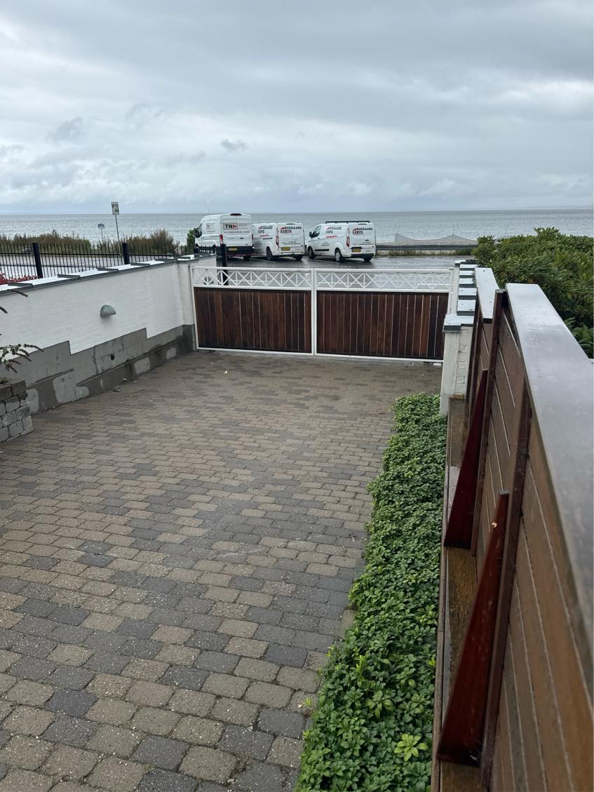 Oliering af lodrette flader terrasse