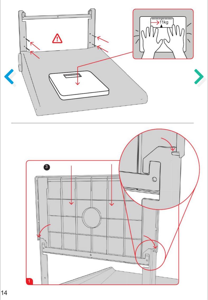 Væghængt puslebord