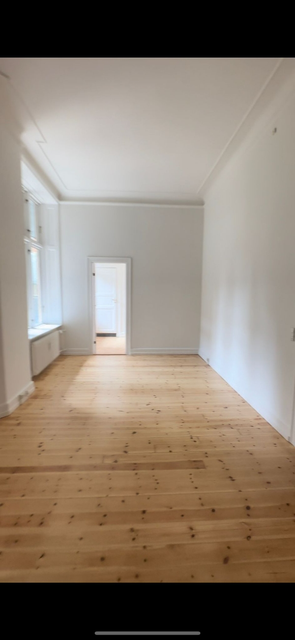 Ophæng af tre lamper samt tre gardinstænger