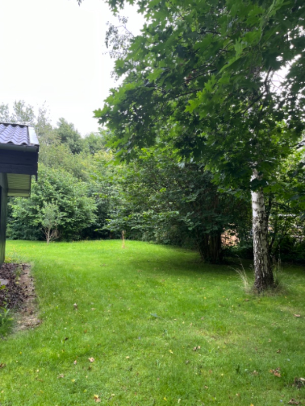 Græsslåning af sommerhusgrund i Hønsinge Lyng