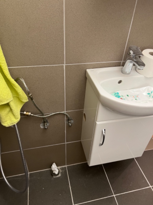 Forlængelse af 2 rør i vægen samt udskiftning af 2 balofix på badeværelse