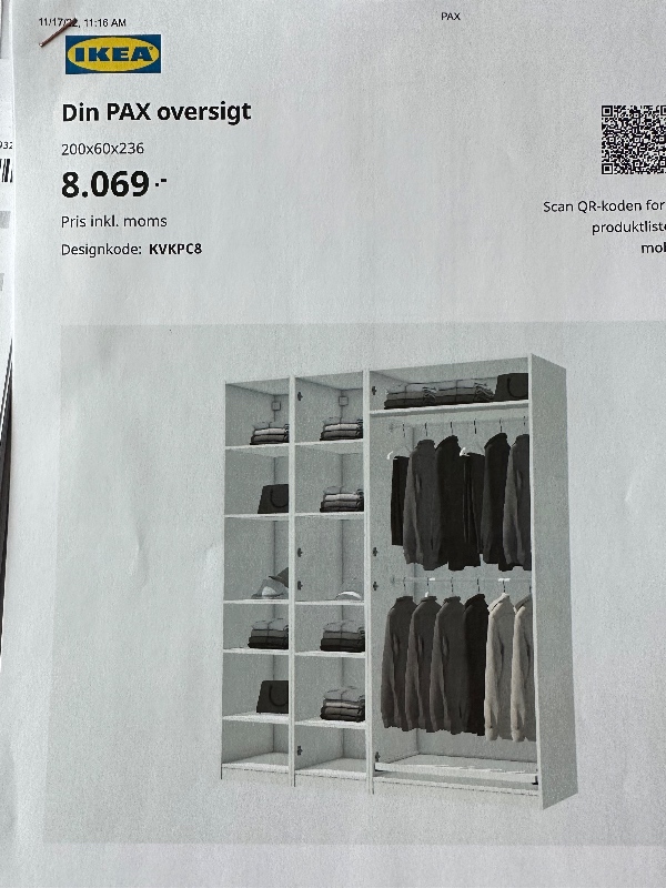 Samle IKEA skabe, seng og hænge ting op