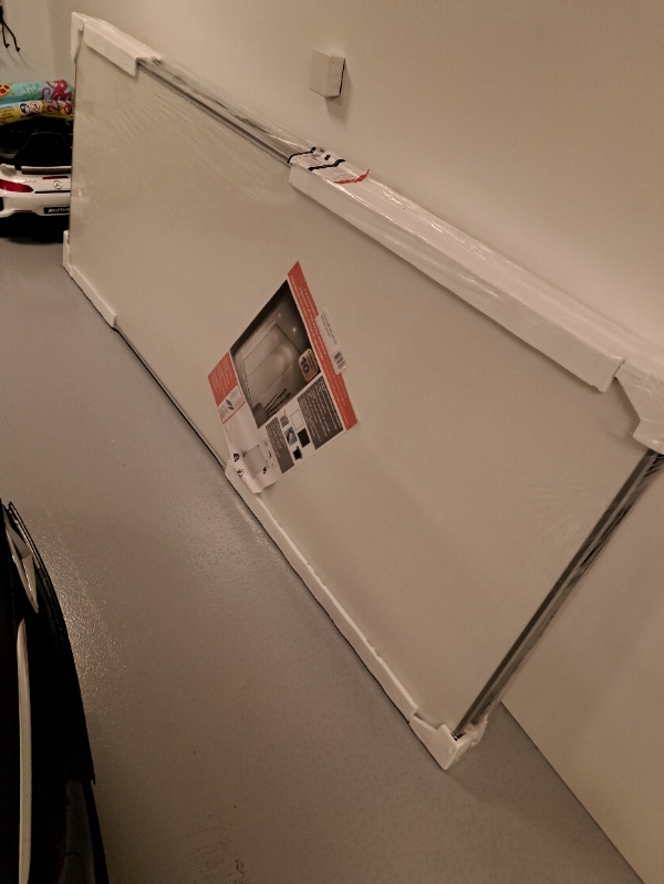 Montering og tilskæring af skydelåger (2x90cm) inkl. gavl