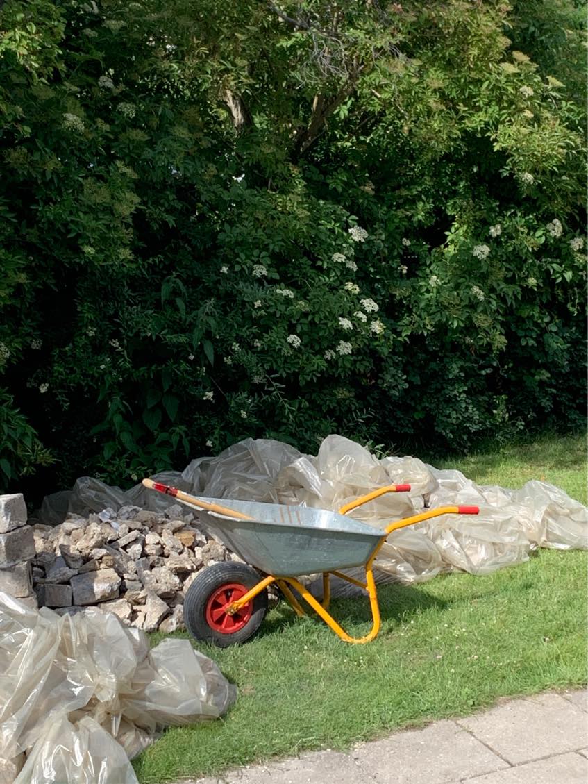 Bortskaffelse af sand og sten