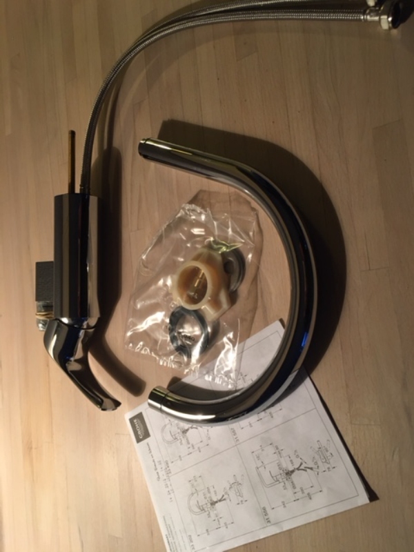 Udskiftning af køkkenvandhane /armatur