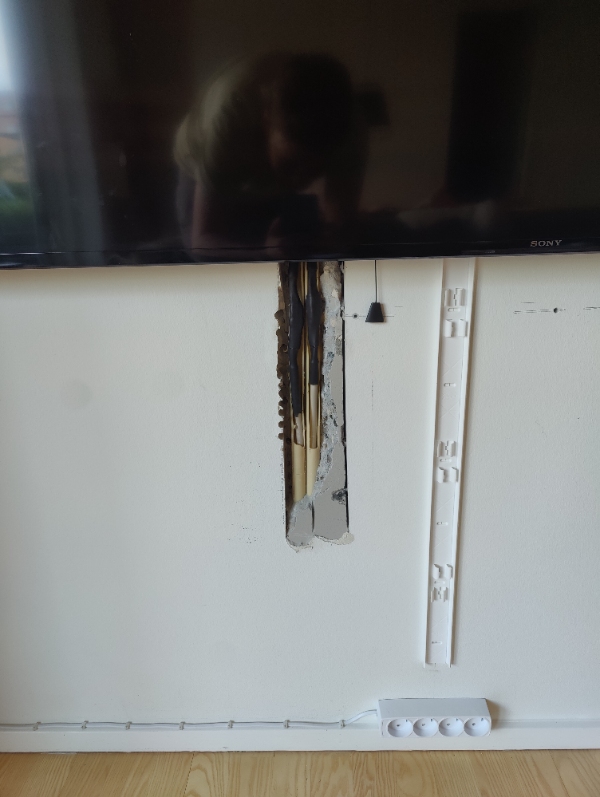 Reparation af betonvæg