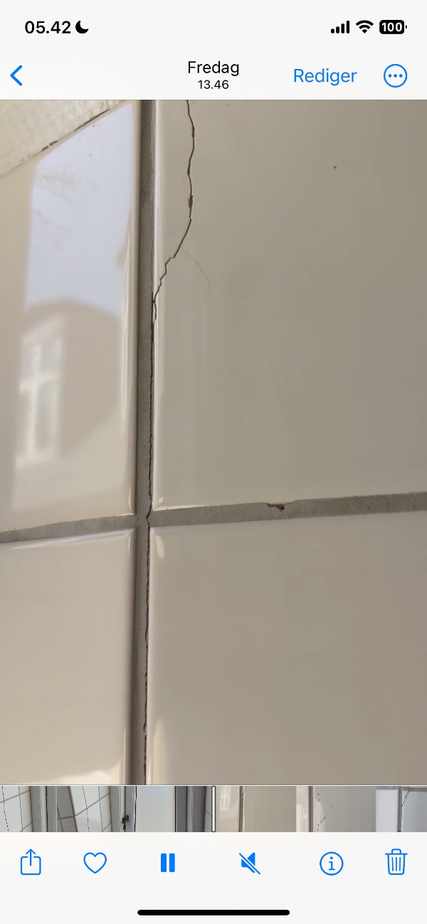 Udskiftning af 12 fliser