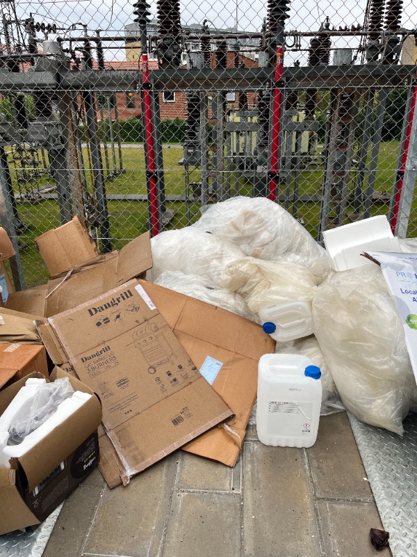 Afhenting af div affald