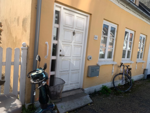 Udvendig maling af 3 vinduer med sålbænke og ud- og indvendig maling af hoveddør.