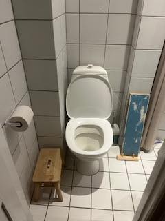 Montering af toilet