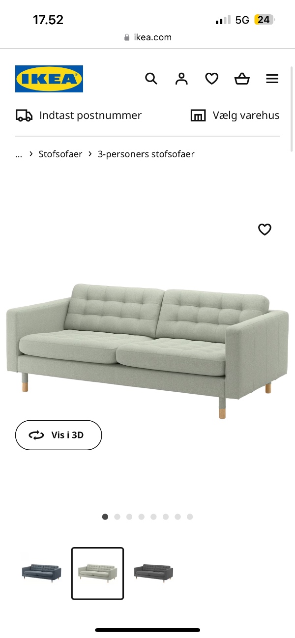 Sofa op fra kælderen til 3. Sal