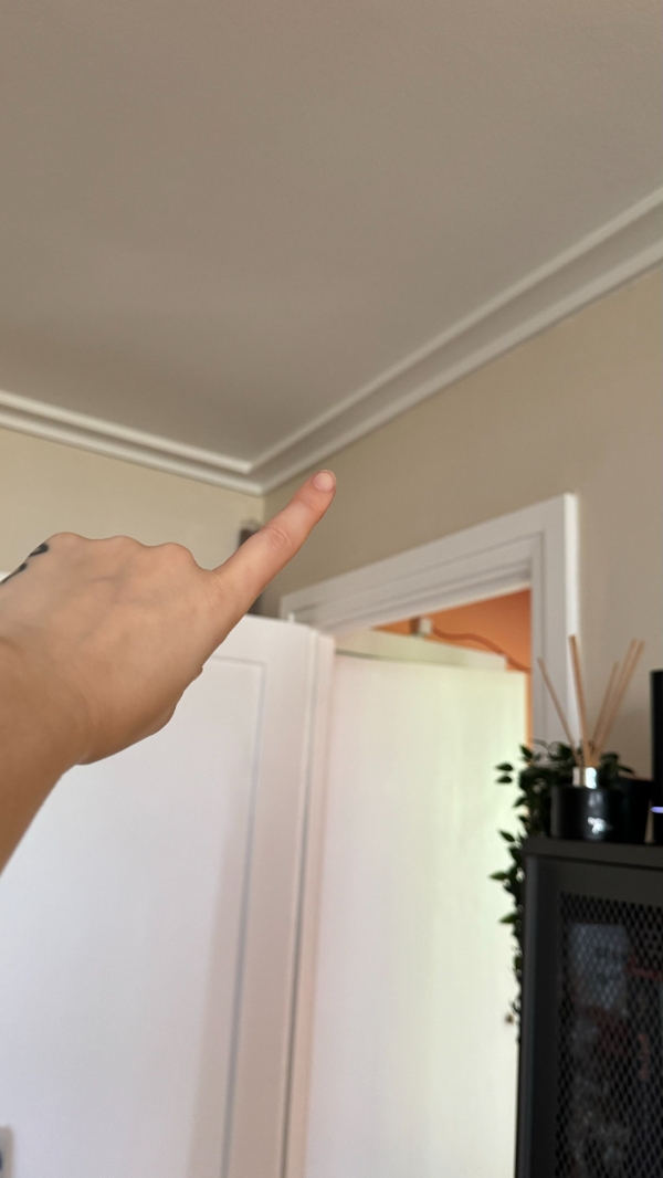 Loftlampe og kabeltrækning