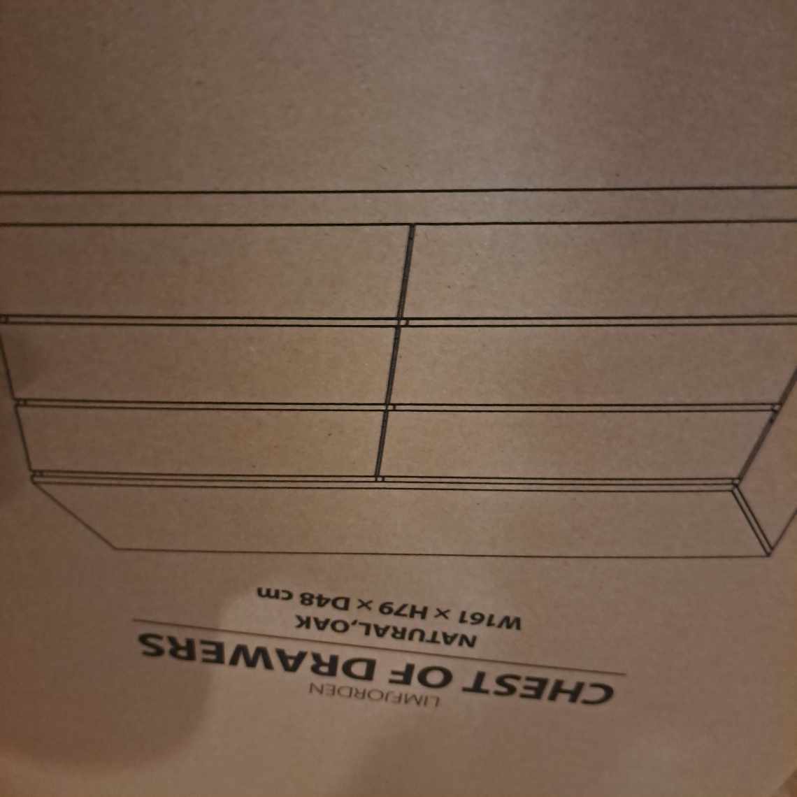 Samling af kommode og af garderobe skab