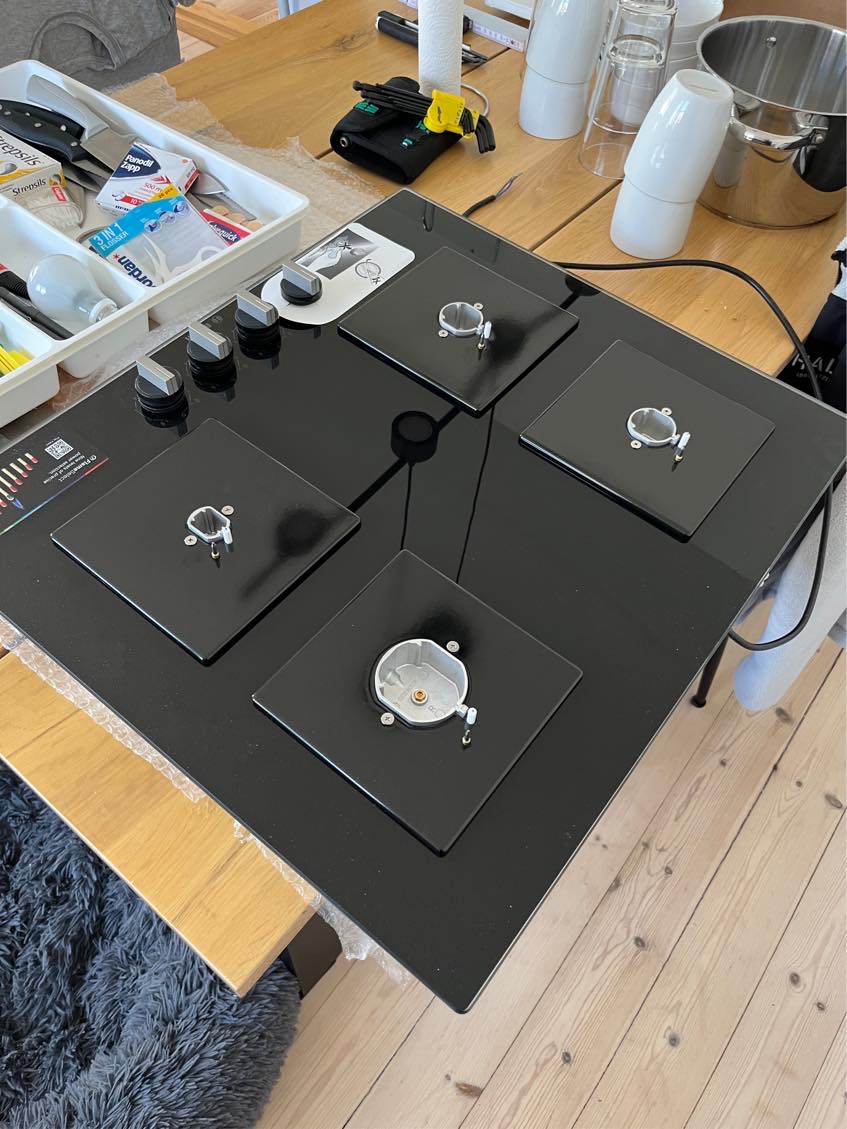 Tilslutning af gaskomfur