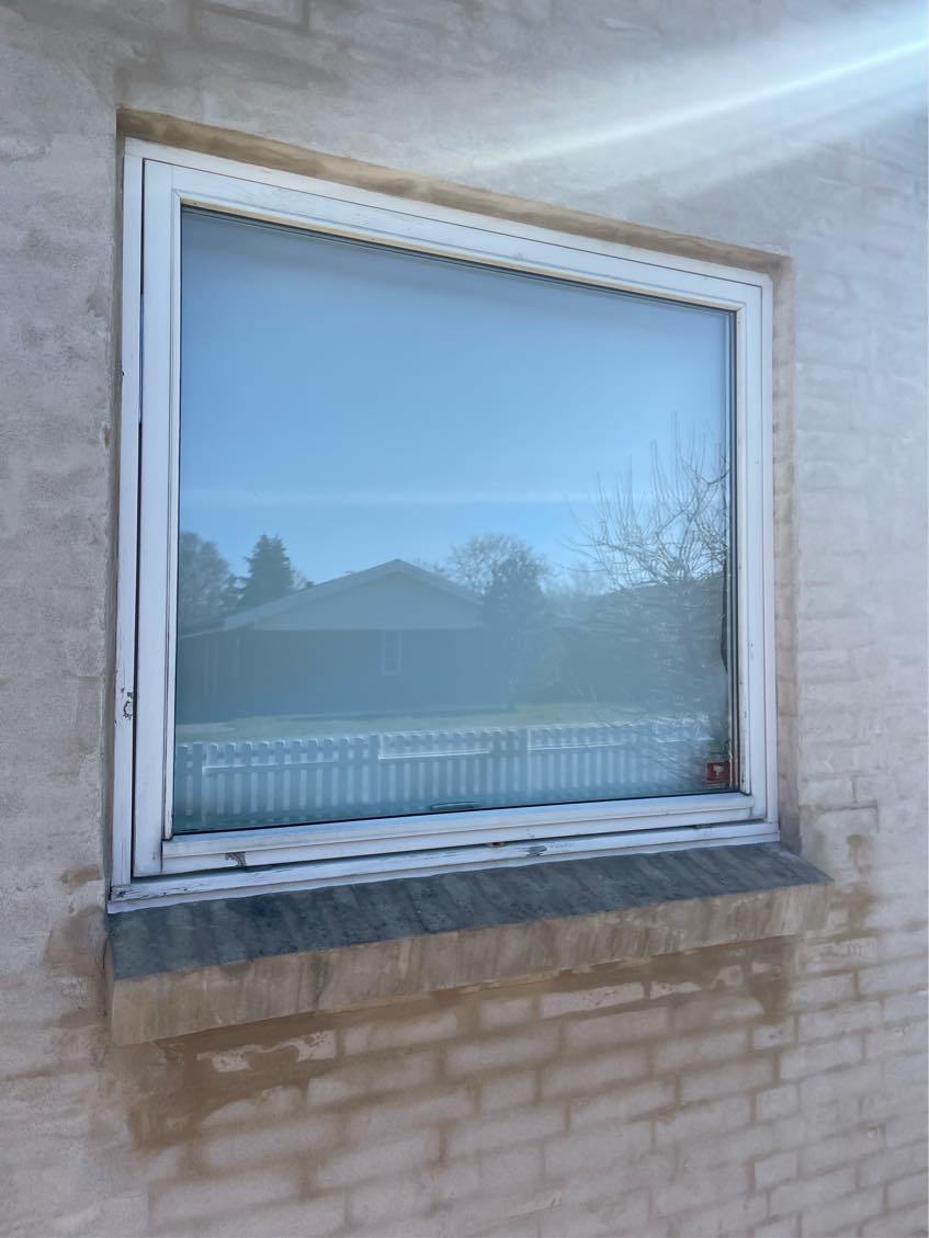 Maling af 5 vinduer udendørs