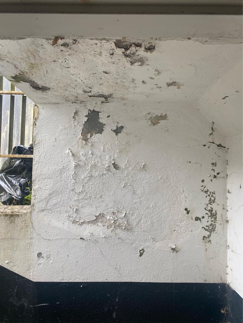 Kælderskakt pudses op