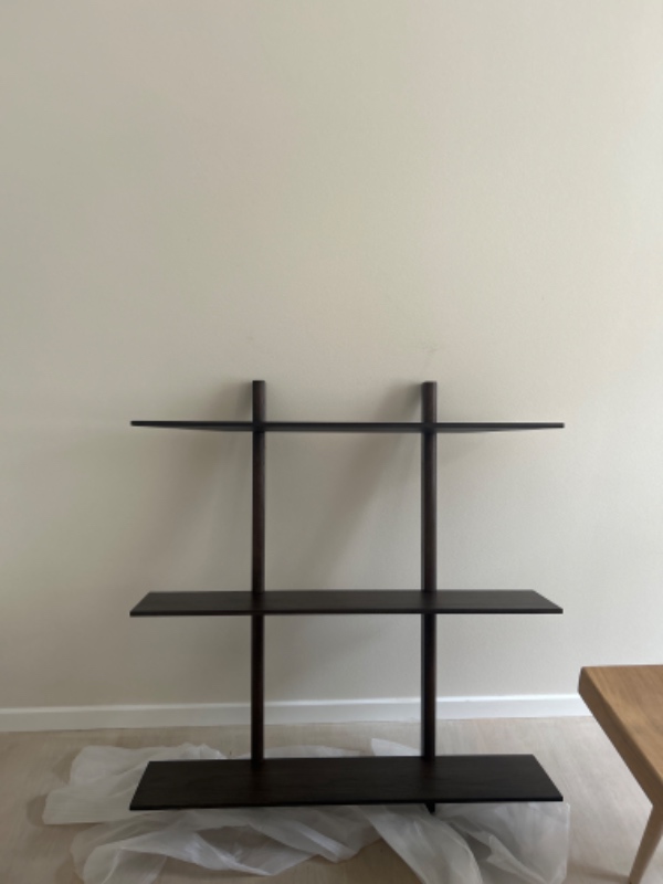 Montering af reol på gipsvæg