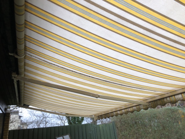 Markise kan ikke rulle ind