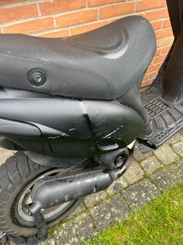 Væltet på knallert - tilbud ønskes