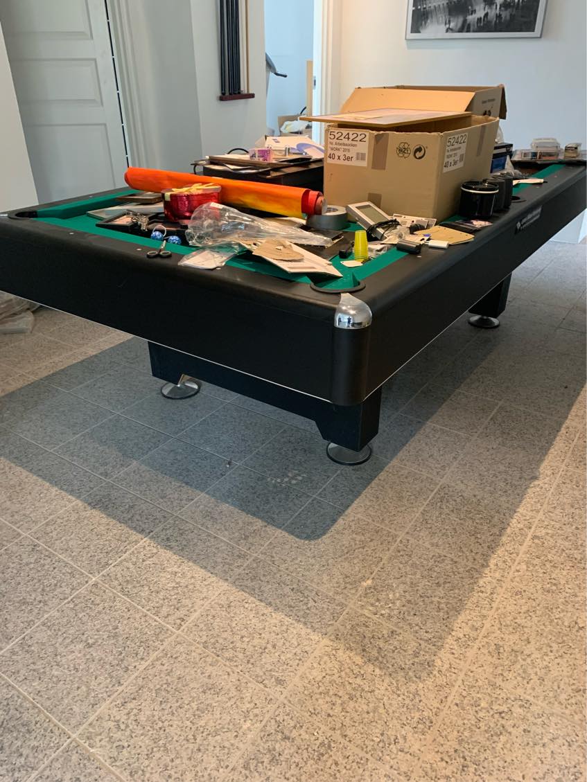 Flytte billard bord