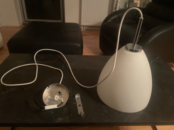 Opsætning og tilslutning af 2 pendel loftlamper