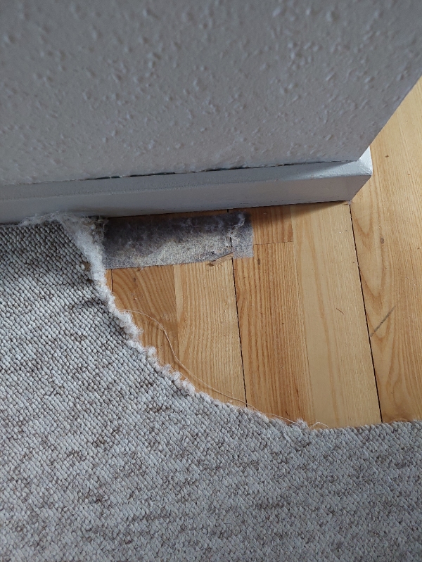 Gulvafslibning af 7, 5kvm gulv + 2 x silke matlak i entre. I stuen skal fjernes 3,5m x 53mm gulvtape