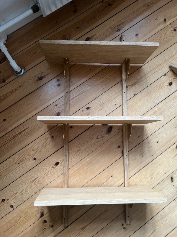 Montering af vægreol