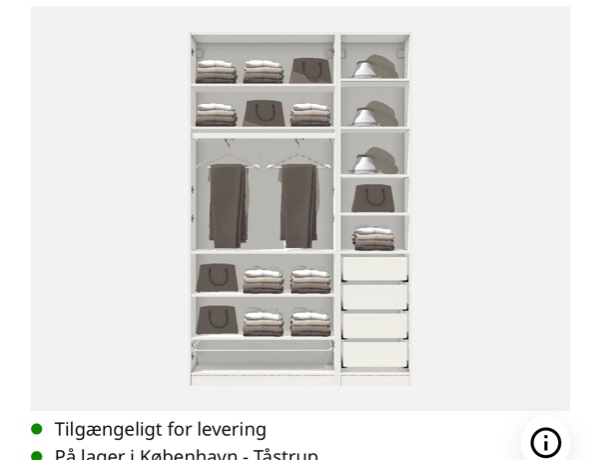 To skabe fra ikea