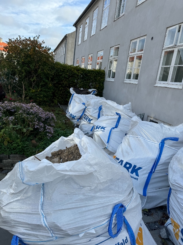 Bygge affald afhentning