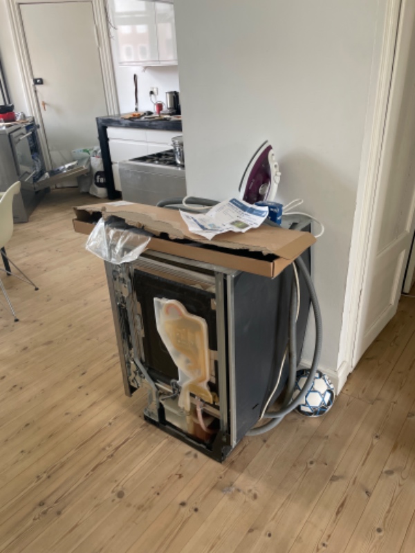 Afhent min opvaskemaskine på Frederiksberg 3 sal