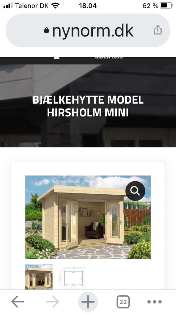 Samling af gæstehytte 