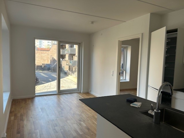 Opsætning af reoler og lamper i betonvægge