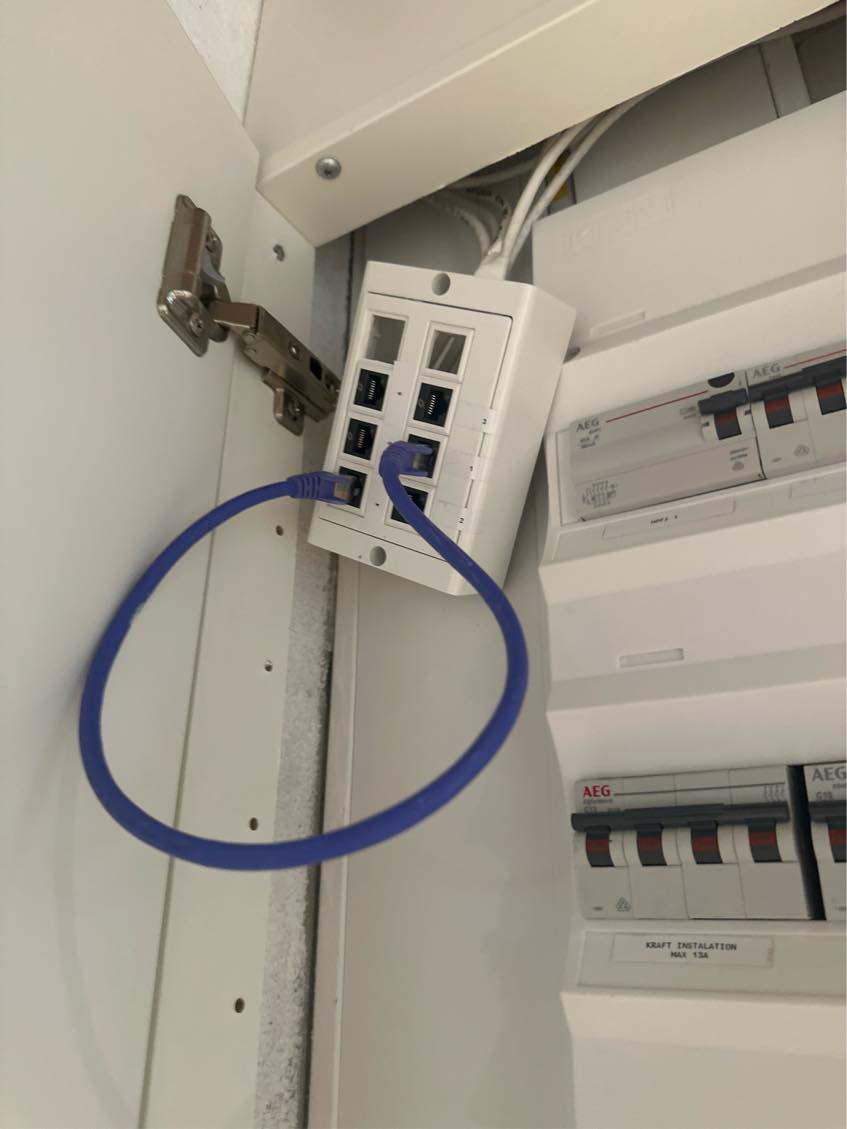 Hjælp til deling af fra 5g router til kælder