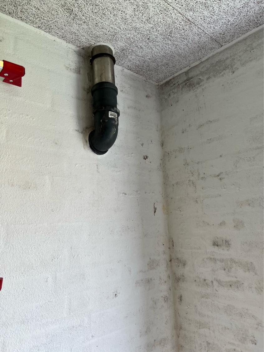 Ventilation i fuld isoleret skur i haven