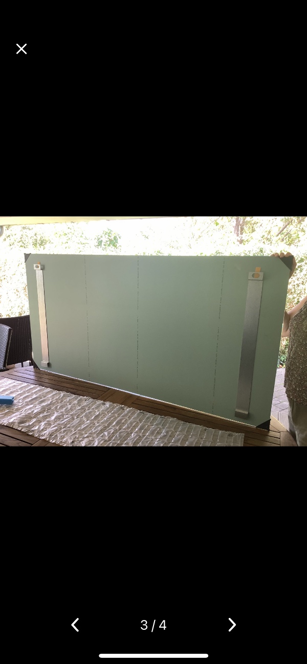 Hænge spejl 160x80 cm på badeværelse fliser